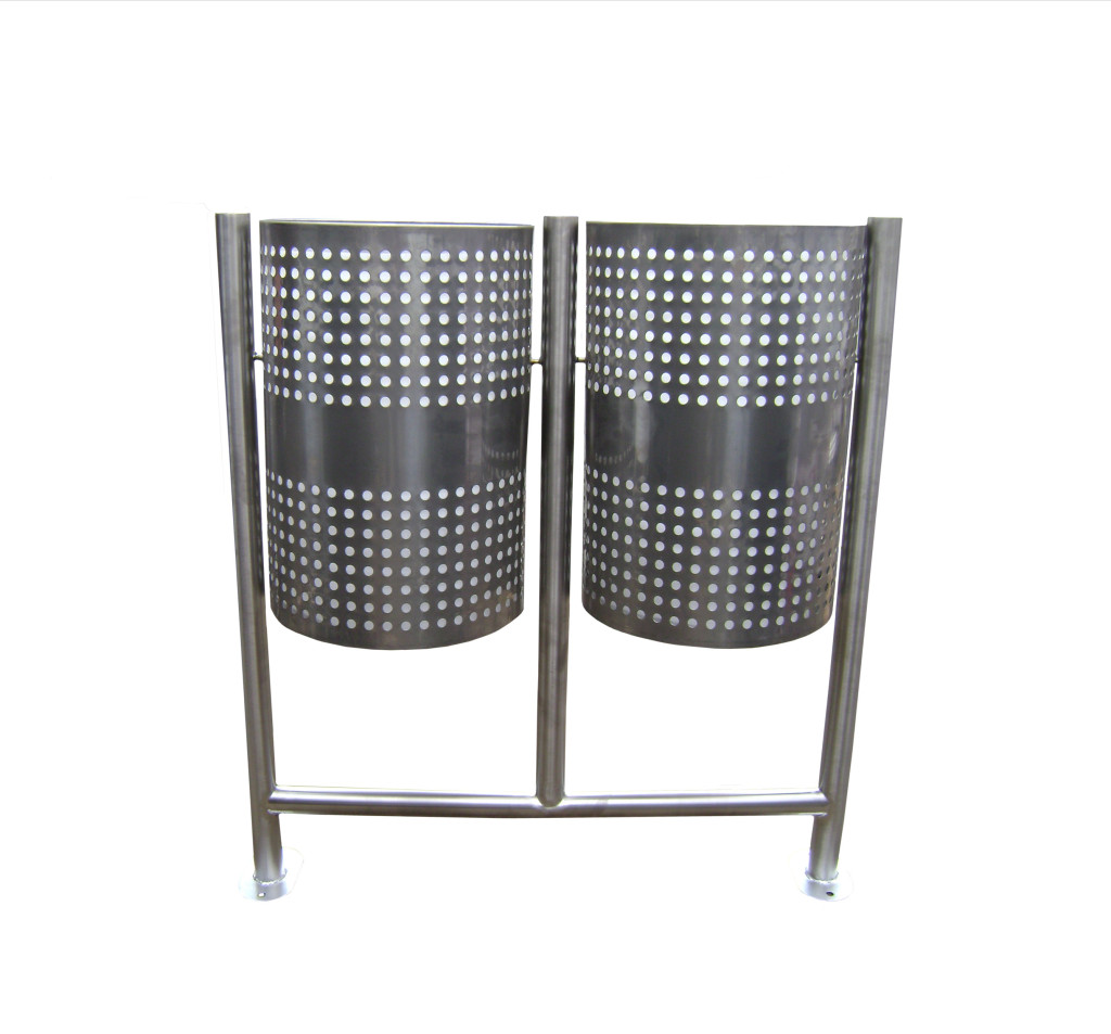 Bote de basura Urban Doble de Inoxidable